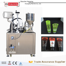 HX-006 semi automatic aluminum tube filling machine ointment tube filling machine tube sealer filler speed up to 30 tubes/min